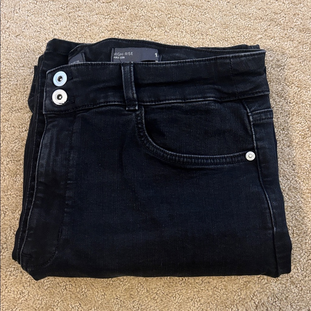 J. Jill High Rise Full Leg Black Jeans - Picture 7 of 7